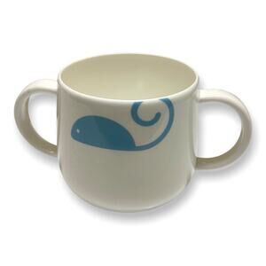 Kate Spade Pippin Park Mouse Two Handle Cup NEW‎ Boy Blue White